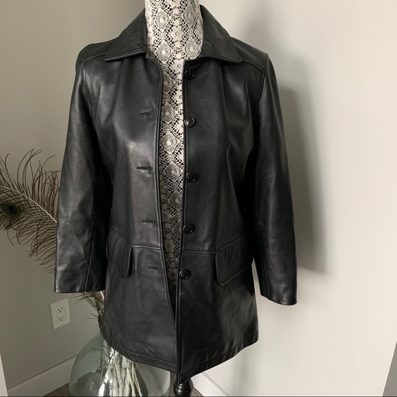 Roots Jackets & Blazers - ROOTS Leather Jacket Black